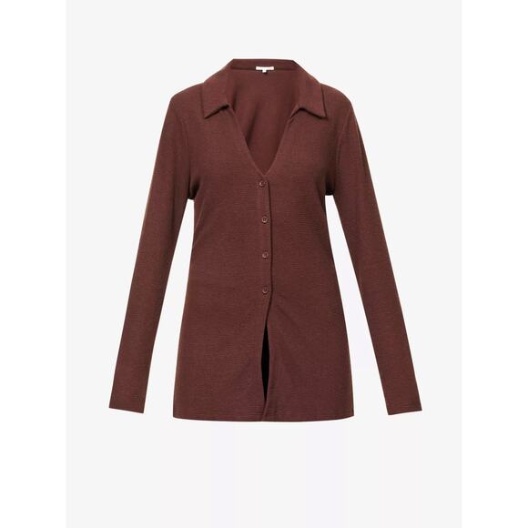 SKIN Suzanne Button Front Stretch Shirt - Picture 1 of 5